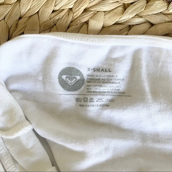 ROXY Girl's Sea La Vie Print Cross Back Crop Tank - Picture 6 of 7